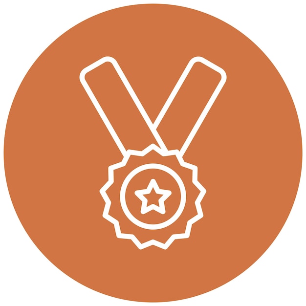 Premio de diseño vectorial Estilo de icono