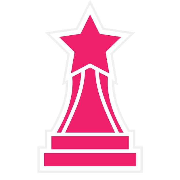 Premio de diseño vectorial Estilo de icono