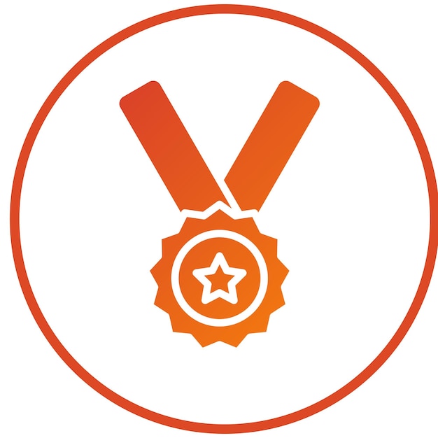 Premio de diseño vectorial Estilo de icono