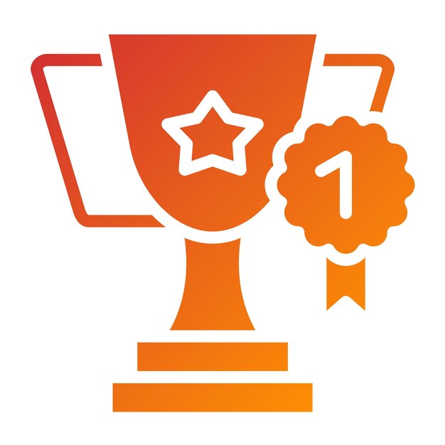 Premio de diseño vectorial Estilo de icono