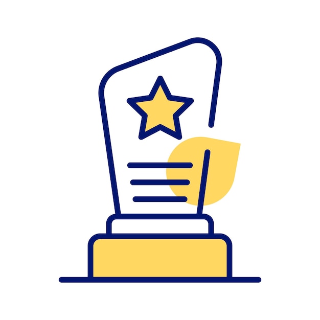 Premio del escudo de estrellas Premio del diseño vectorial Premio de la película Orgullo del rendimiento