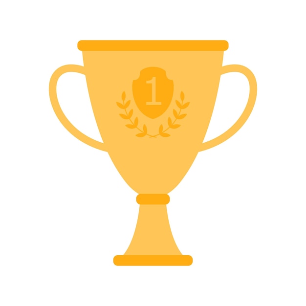 Premio a los ganadores de la copa de oro por el primer lugar en el campeonato de la competencia