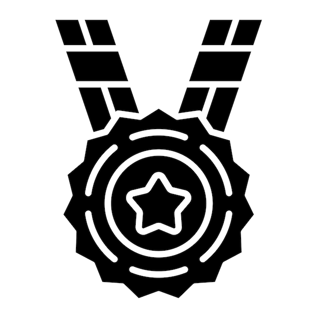 Premio Glifo Ilustración Negro Sólido