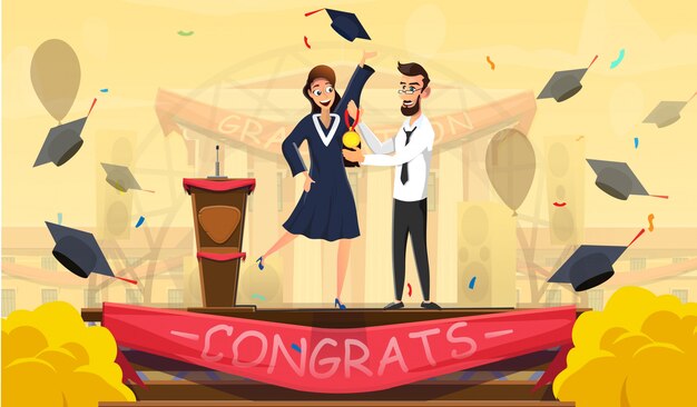 Premios a los mejores graduados y excelentes estudiantes