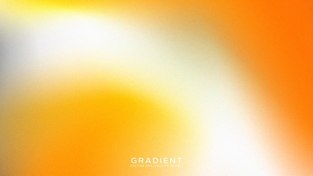 Premium Abstracto brillante Amarillo naranja blanco gradiente fondo textura de efecto granulado