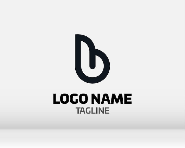 Premium vector b logo en dos variaciones de color hermoso diseño de logotipo para marca de empresa de lujo elegante diseño de identidad en azul y dorado