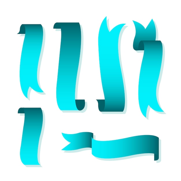 Premium vector conjunto de cinta Stock de imagen
