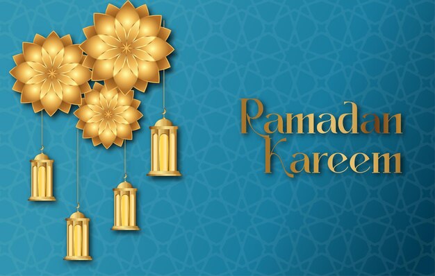 Premium Vector estilo islámico Ramadan Kareem y Eid fondo decorativo