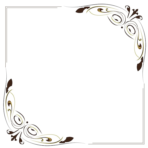 Vector premium vector gold frame background ornamentos vintage arabescos para convites vector stock