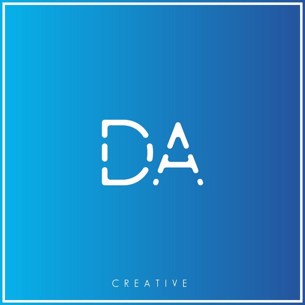 A Premium Vector último diseño del logotipo Creative Logo Vector Ilustración de las letras del logotipo Logo Creative