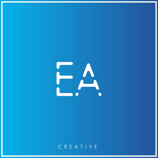 A Premium Vector último diseño del logotipo Creative Logo Vector Ilustración de las letras del logotipo Logo Creative