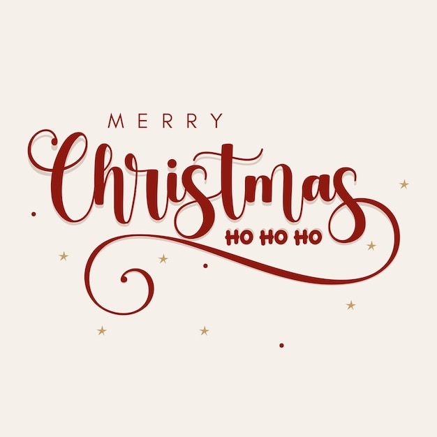 Prepárate para difundir la alegría navideña con esta vibrante camiseta de tipografía de Feliz Navidad HO HO HO