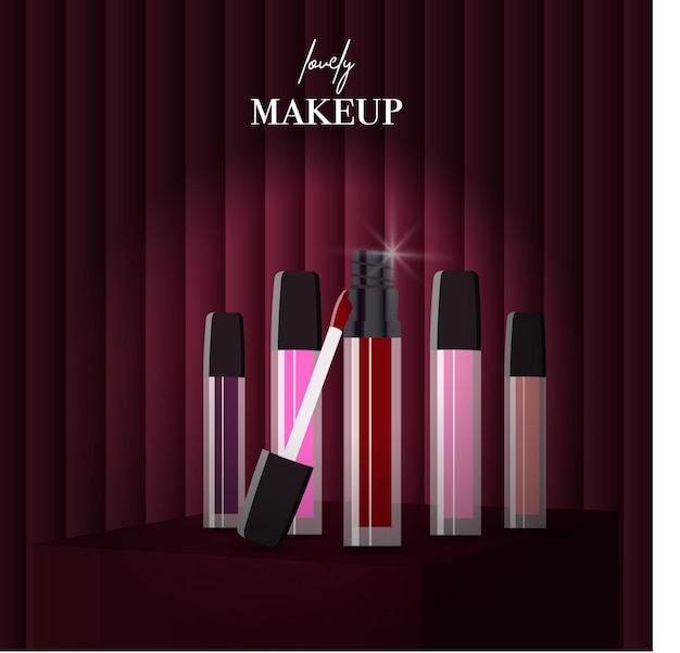 Presentación de la colección de lápices de labios