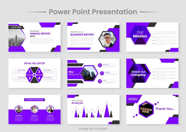 Presentación creativa de negocios plantilla de diapositivas de presentación de PowerPoint plantilla de Diapositivas de pitch deck