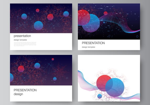 presentación de diapositivas plantilla de negocio de diseño
