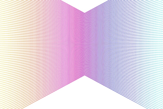 Presentación de elementos de diseño Patrón de puntos de semitono editable sobre fondo blanco