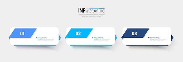 Presentación de elementos de infografía empresarial.