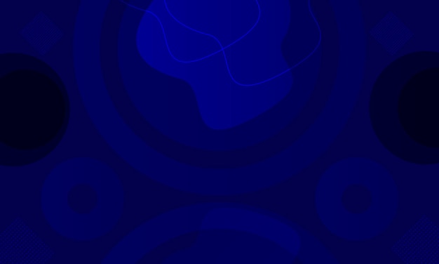 Presentación de fondo azul oscuro Diseño cartel de patrón de onda Bandera