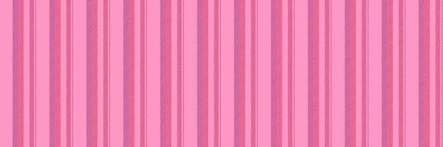 Presentación líneas de rayas vectoriales textil estacionario fondo sin costuras Textura de patrón de tela de capa vertical en colores rosa y rojo