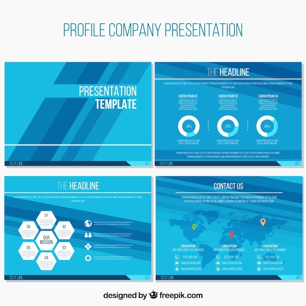 Presentaciones abstractas corporativas