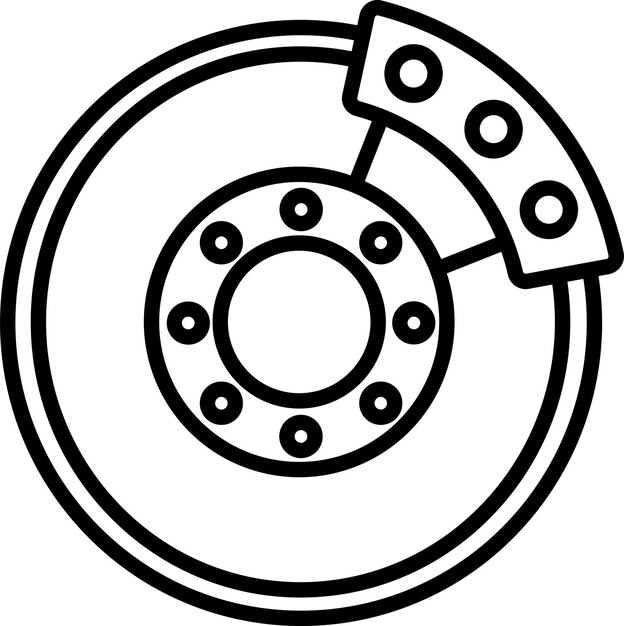 Presentaciones Ilustración vectorial de contorno sólido