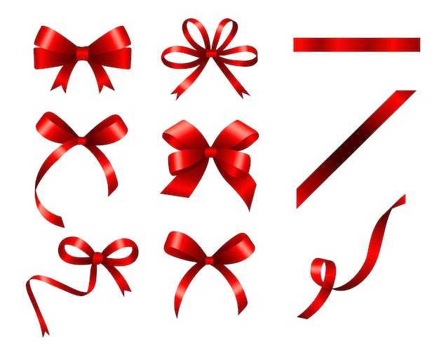 Presente la caja de regalo roja paquete de la caja del regalo laca roja laca de la decoración navideña envolve gráficos de diseño de regalos realistas aislados