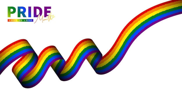Pride LGBT Element clip art Colorido arco iris LGBTQ orgullo mes celebración fondo redes sociales