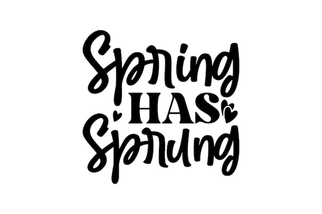 Primavera diciendo diseño SVG