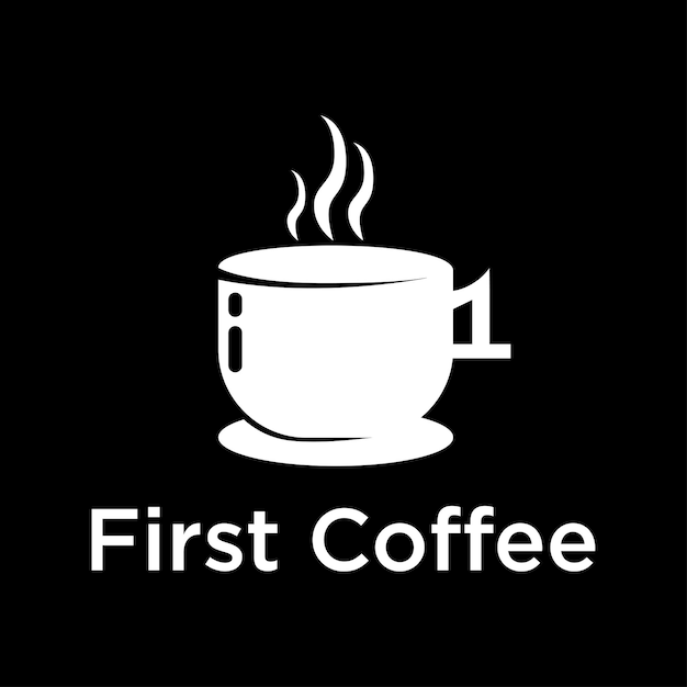 Primer diseño de logotipo de café