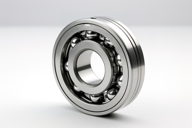 Primer plano de un rodamiento de bolas