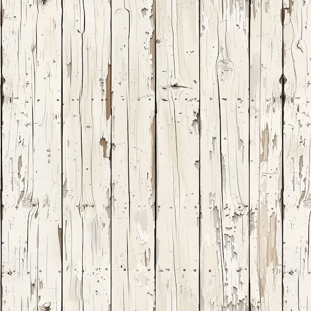 Un primer plano de una valla de madera blanca
