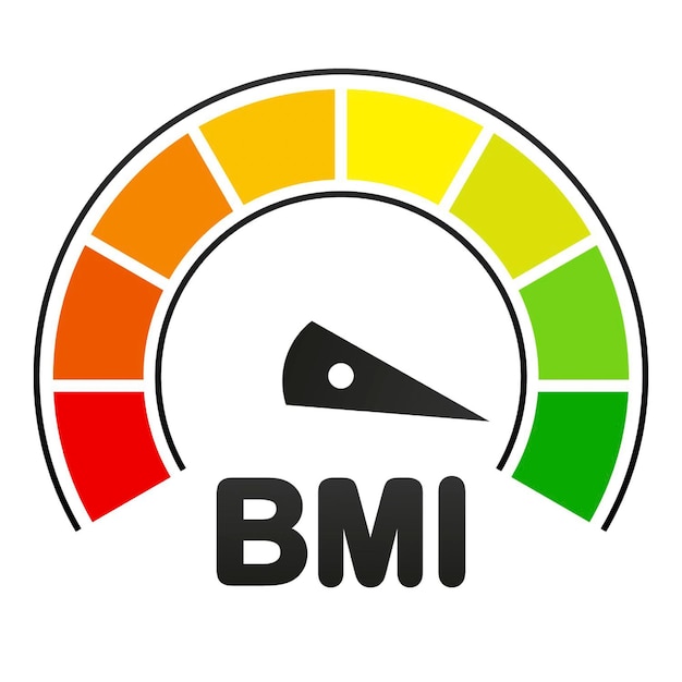 un primer plano de un velocímetro con la palabra BMI en él