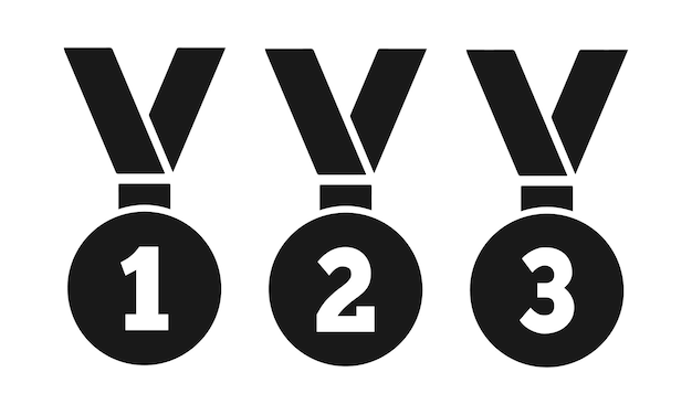 Primer segundo tercer lugar premio deportivo máxima recompensa ganador y trofeo campeón juego premio