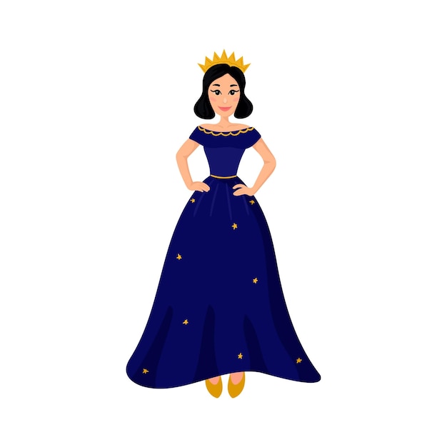 Vector princesas de dibujos animados