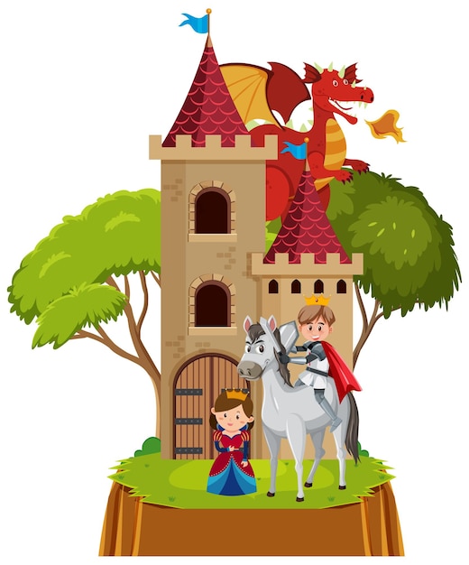 Príncipe y princesa felices