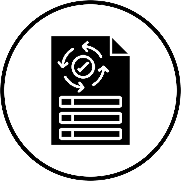 Principios ágiles de diseño vectorial Estilo de icono