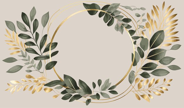 Pring floral en fondo de vector de acuarela Hermosa impresión minimalista para su decoración para felicitaciones postales y póster Ilustración vectorial