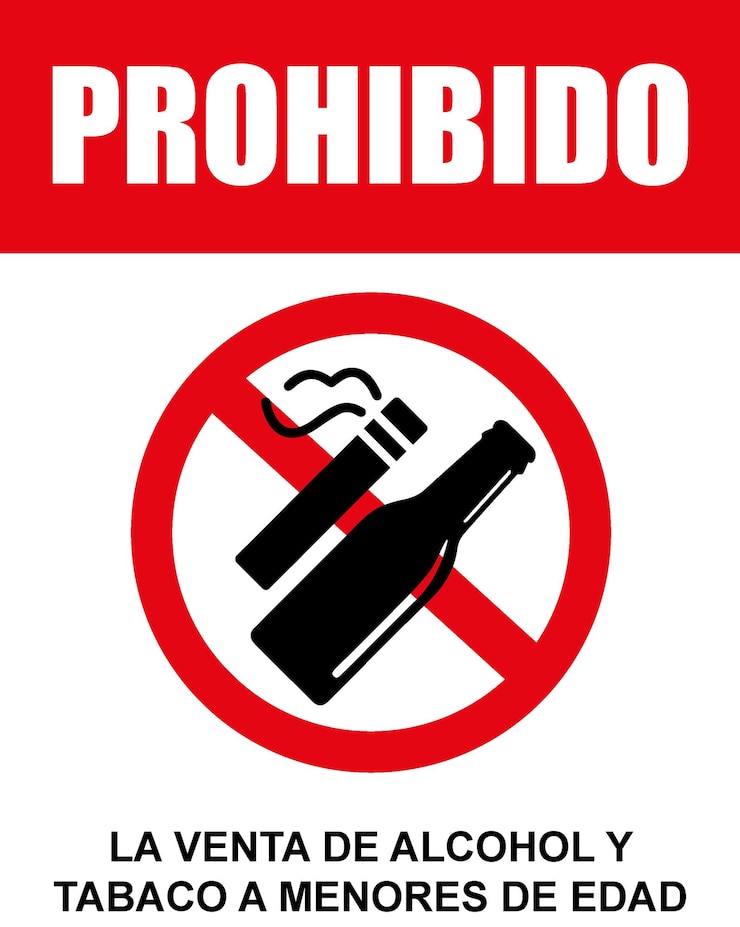 Print La venta de alcohol y tabaco a menores de edad