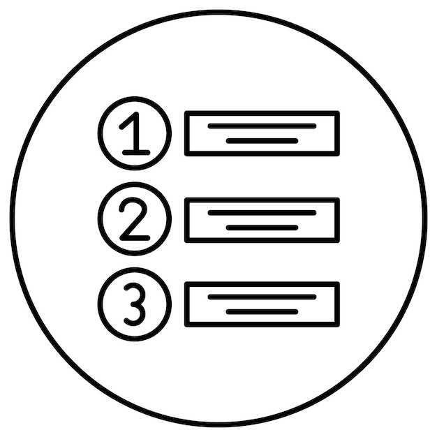 Vector priorizar la imagen vectorial del icono se puede utilizar para la gestión de proyectos