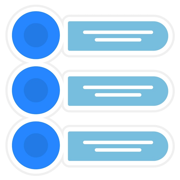 Priorizar la imagen vectorial del icono Se puede utilizar para la productividad