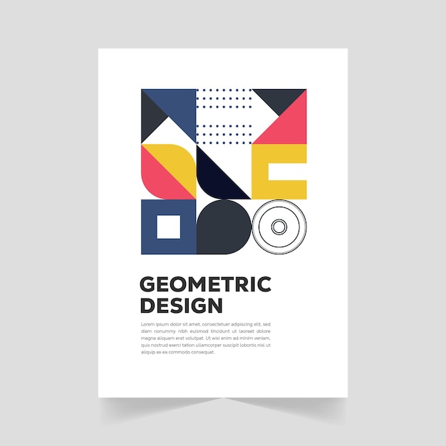 Pro ilustración vectorial de diseño geométrico