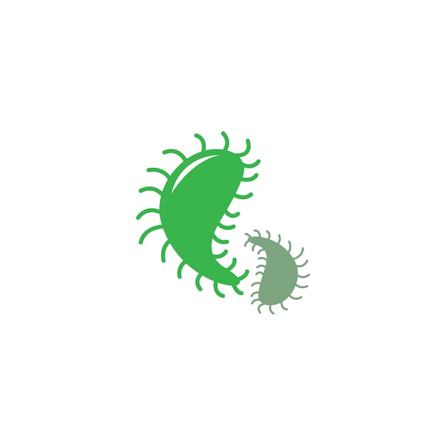 Probiótico bacteriano icono vector diseño plano