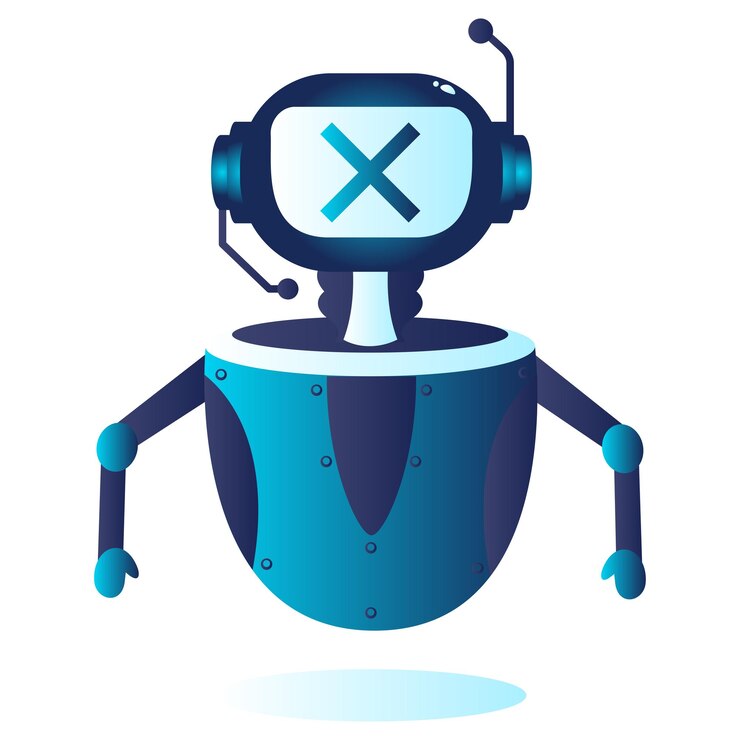 Vector problemas o funcionalidad limitada chatterbot conversación de chat en línea a través de texto o texto a voz
