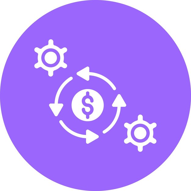 Procedimiento de diseño vectorial Costo Estilo del icono
