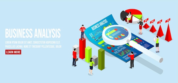 Proceso de análisis comercial que trabaja con una gran base de datos en el sistema del centro de datos