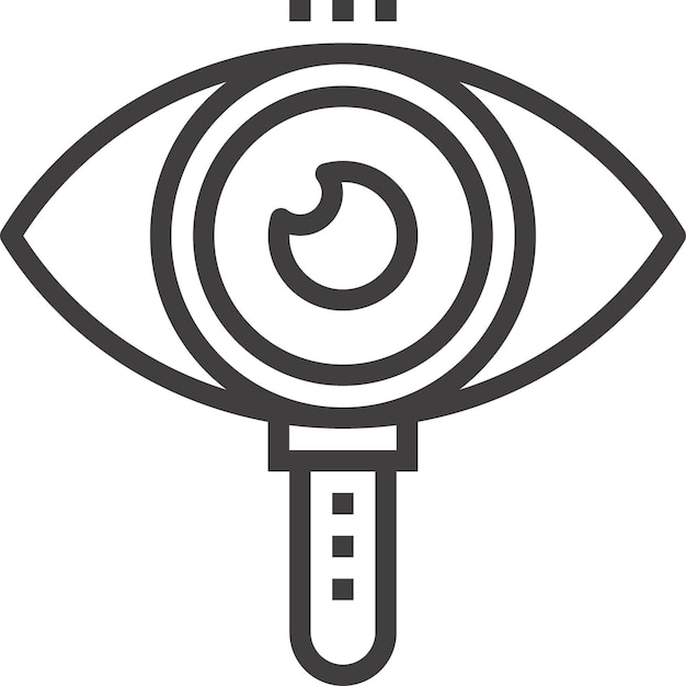proceso de búsqueda icono web de línea plana