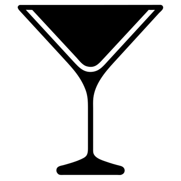 producir un elegante icono de vaso de vino lleno de icono de vino rojo