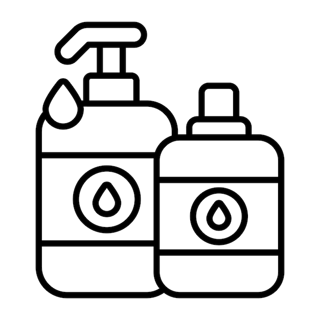 producto de higiene Diseño de conceptos modernos Concepto de ilustración vectorial de calidad superior Símbolo vectorial