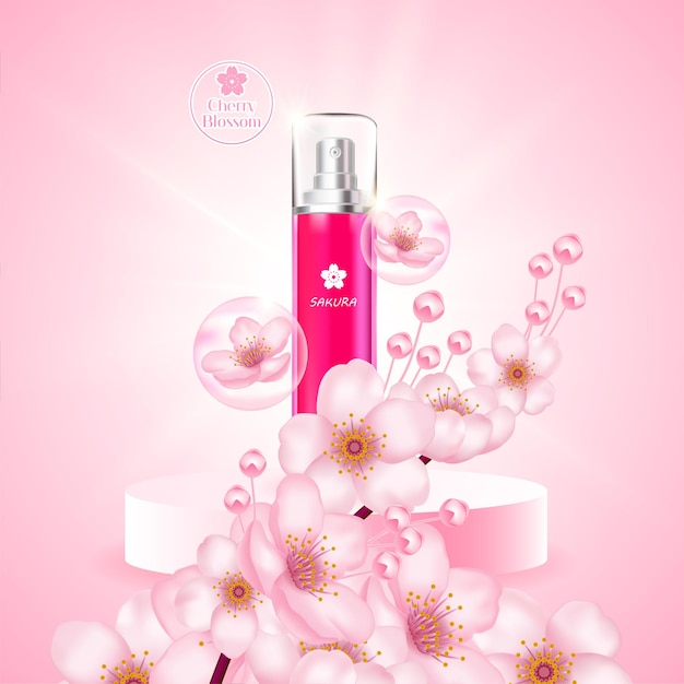 Producto de suero en crema cherry blossom