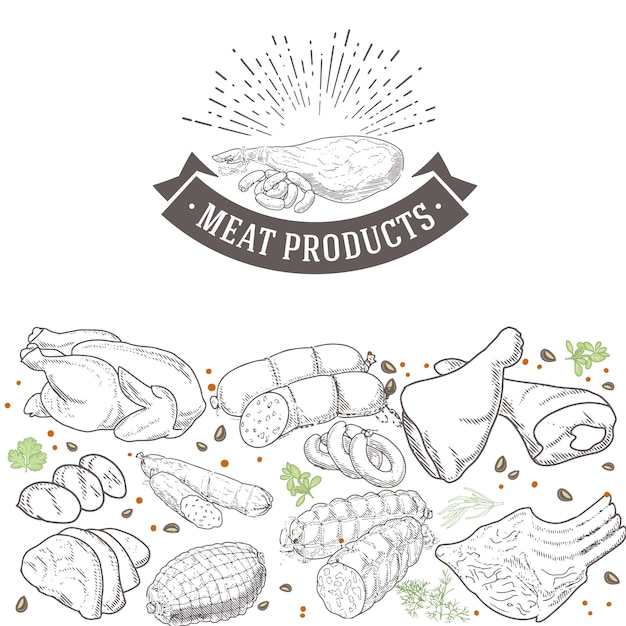 Productos a base de carne y salchichas
